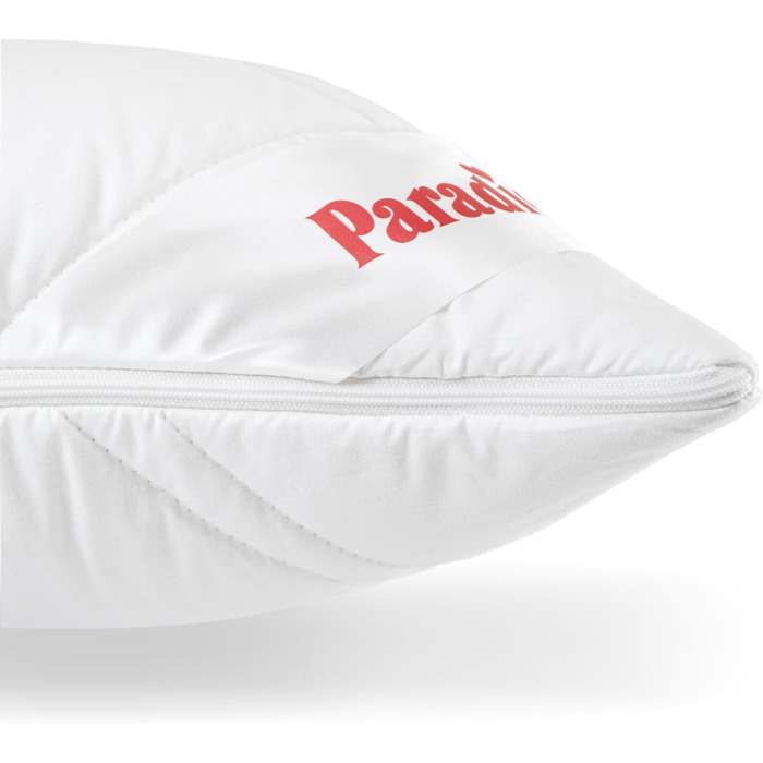 Подушка PARADISE 40x80 см зі стьобаним чохлом - Softy Top Plus Organic, стьобана подушка на блискавці 40 x 80 см 1