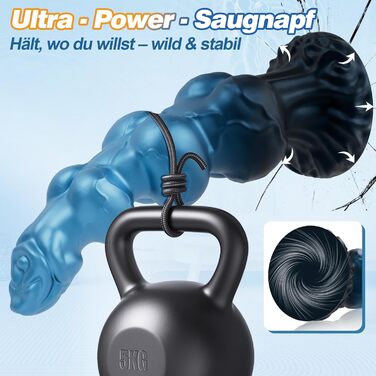 Фалоімітатор xaxaland, 24 см, силіконовий, з потужним присоском