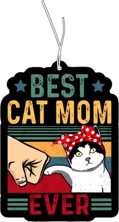 Кращий кіт мама коли-небудь ароматизатор дерева автомобіль смішний, автомобільний дозатор аромату, автомобільний тюнінг дерева аро