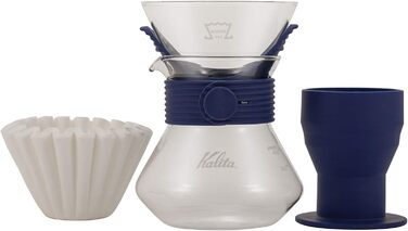 Набір Kalita Wave Style Up розмір 185, серветка 500 мл, синій 185 Синій