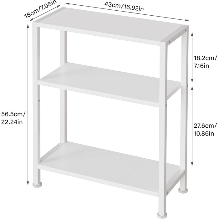 Приставний столик, маленький приставний столик, приставний столик до дивана для вузьких приміщень, вузький приставний столик, тумбочка, для вітальні, спальні, офісу, білий 1 білий