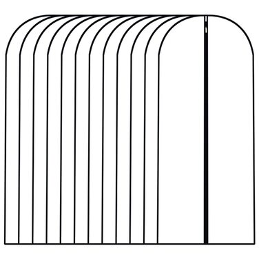 Підвісні сумки для одягу, 12 шт., дихаючі чохли для костюмних сумок із застібкою-блискавкою, сумки для одягу з PEVA, водонепроникні сумки для одягу, сумки для пальто, водонепроникні сумки для суконь, для зберігання в гардеробі та подорожей, чохли для паль