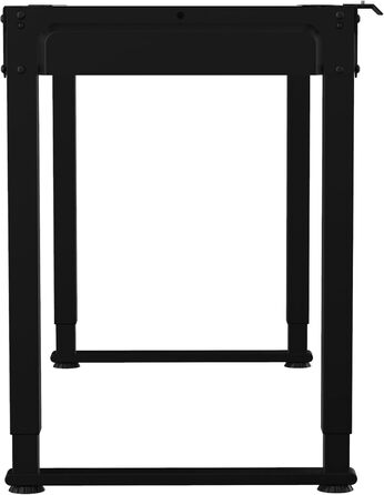 Регульована по висоті каркас столу Kirkkonummi зі сталі з 2 двигунами та 2 функціями пам&39яті, електрична, 135x55 см, чорна