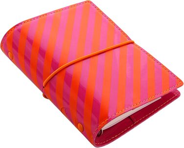 Кишеньковий органайзер Filofax Domino Patent, помаранчевий/рожевий Помаранчевий/рожевий 14,5 см x 11,4 см x 3 см