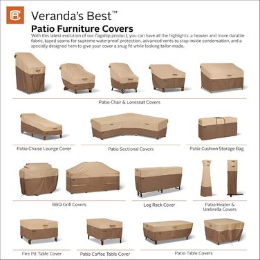 Водонепроникний чохол для гриля Classic Accessories Veranda's Best (70 x 30 x 48 дюймів), колір Earth