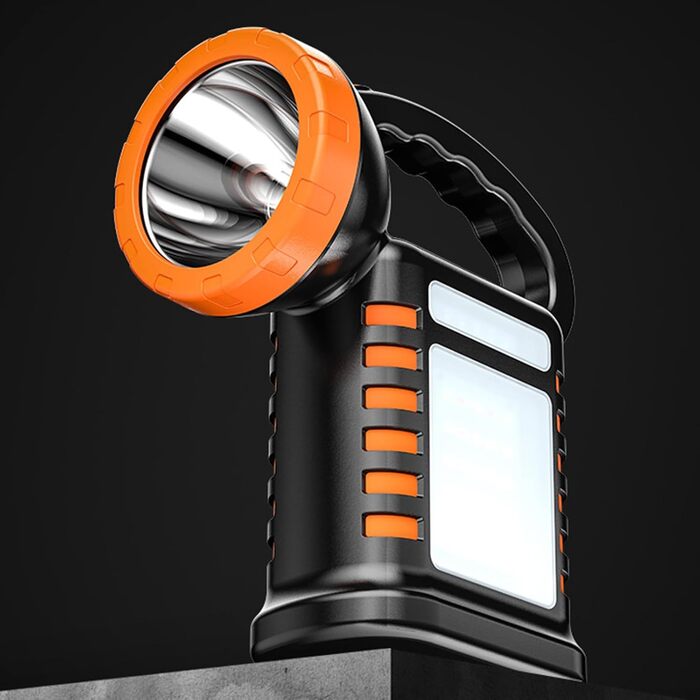 Водонепроникний аварійний ліхтарик, що працює на сонячній енергії, акумуляторний світлодіодний ліхтарик для кемпінгу, активного відпочинку, надзвичайних ситуацій, міцний, водонепроникний світлодіодний ліхтарик зеленого кольору