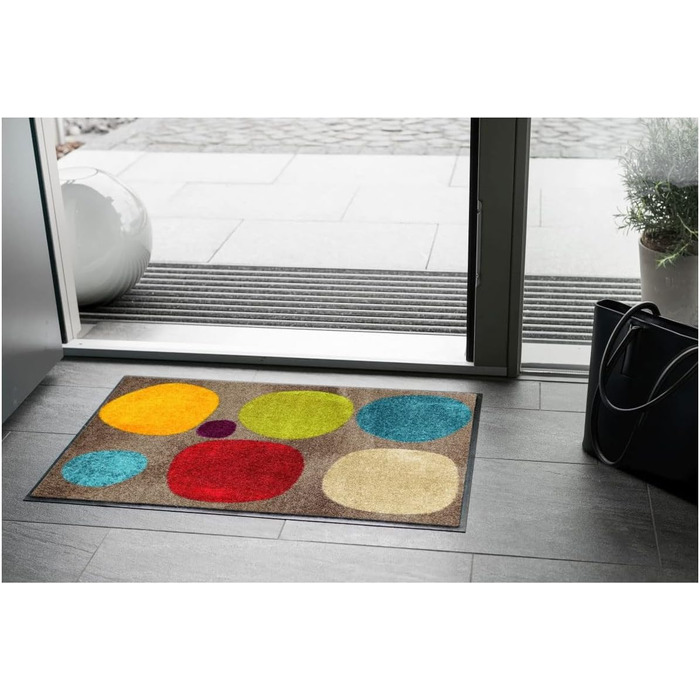 Килимок Salonloewe, поліамідний, різнокольоровий, 50x75 см (прямокутний)