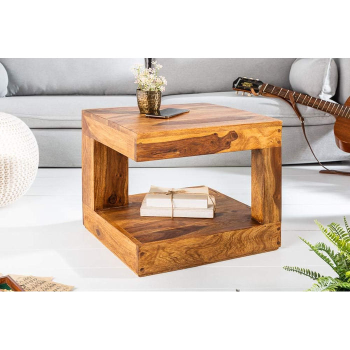 Журнальний столик з масиву твердої деревини Гігантський стіл з оздобленням з каменю шишам Дерев&39яний стіл Приставний столик Вітальня