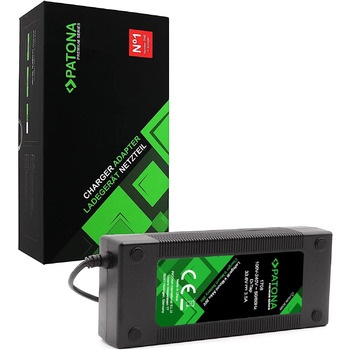 Зарядний пристрій PATONA преміум-класу D-Tap 3,5 A для акумуляторів V-подібного типу 26 В Блок живлення для швидкої зарядки з кабелем Сумісний з акумуляторними блоками V-подібного типу 26 В Захист від перезаряджання та короткого замикання