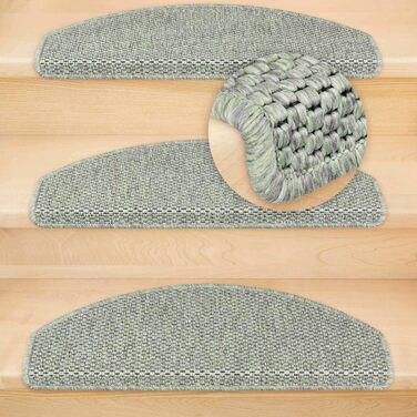 Килимки для ніг Gteborg напівкруглі I в різних варіантах I 65x24x4cm I салатовий