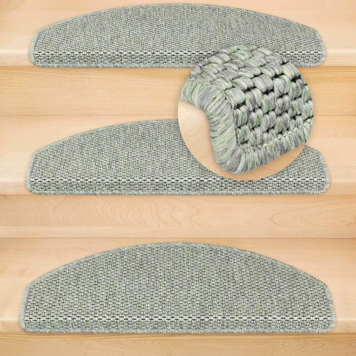 Килимки для ніг Gteborg напівкруглі I в різних варіантах I 65x24x4cm I салатовий