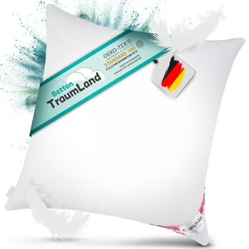 Нова канадська пухова подушка 80x80 см 700 г м&39який канадський пух, м&39яка плоска подушка для комфортного сну