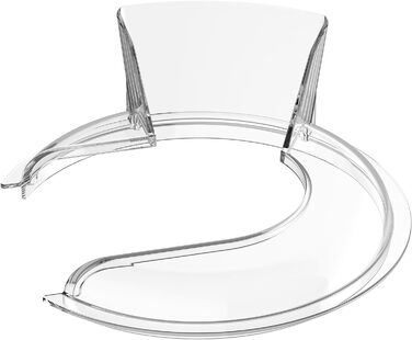 Протектор GVODE Pourer для міксера KitchenAid на 4.5 і 5 кварт з нахиленою головкою, прозорим захистом від бризок, ідеально підходить для миски з нержавіючої сталі KitchenAid, скляної та керамічної миски, можна мити в посудомийній машині