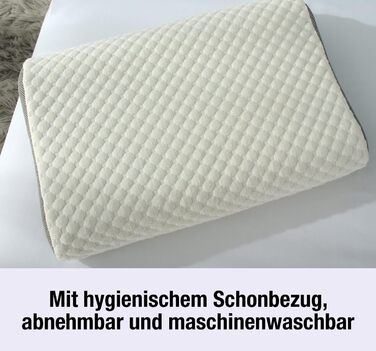 Подушка Relax Vital Dream зі зняттям тиску Подушка для шиї - Подушка для голови - Подушка проти хропіння - Подушка для здоров&39я - Найкраща подушка для тих, хто спить на боці - Ортопедична подушка