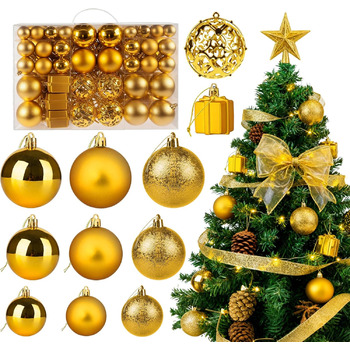 Набір різдвяних кульок набір із 105 предметів ilauke