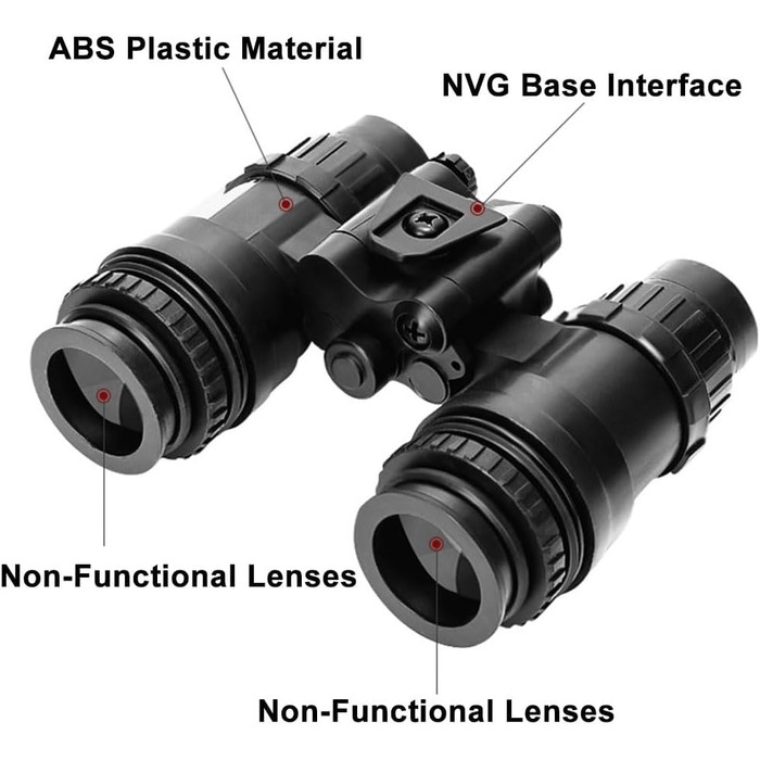 Модель-манекен TS TAC-SKY NVG, модель цифрового бінокля нічного бачення без функцій Pro, модель бінокля-манекена та моделі окулярів нічного бачення GPNVG18 (колір подвійний)