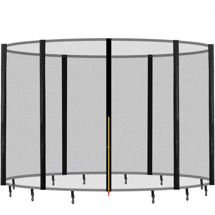 Баунсальна захисна сітка для батуту Ø 183 185 244 250 275 277 300 305 335 337 366 370 396 400 427 430 457 460 487 490 (JS) Змінна сітка Tampoline Net для батуту Outdoor (Net JS-M Ø 396 см 6 полюсів H 180 см)
