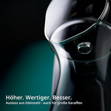 Настільна система осмосу OsmoFresh Quella Pro Black з диспенсером для гарячої води 6 рівнів температури 7-кратна фільтрація зворотного осмосу Фільтр для води для кухні, офісу, автофургону Питна вода без вапна Black Edition