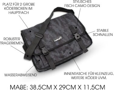 Сумка для спінінга Angel-Berger з коробками або без них Сумка для риболовлі Сумка для штучної наживки Сумка через плече