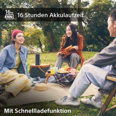 Портативна бездротова Bluetooth-колонка з широким звучанням і ремінцем для перенесення - водонепроникна, ударостійка, 16 годин роб