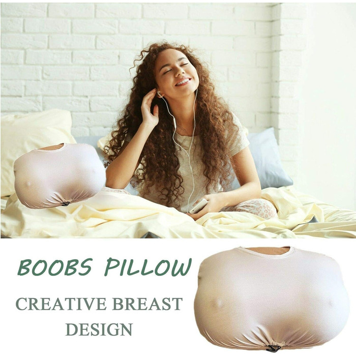 Подушка-подушка None Brand Boobs, м&39яка подушка для сну з піни з ефектом пам&39яті для пар, декор дому на День святого Валентина (червона)