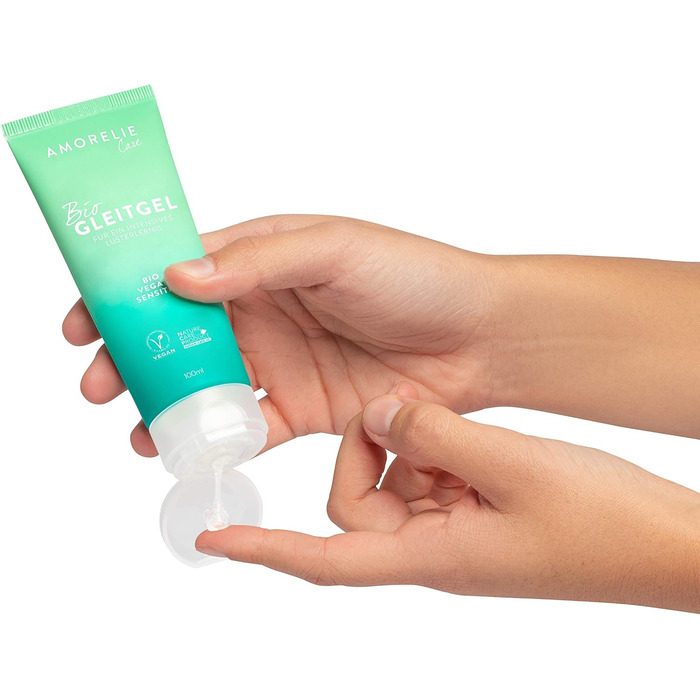 Лубрикант AMORELIE Care Bio Sensitiv з алое вера, 100 мл