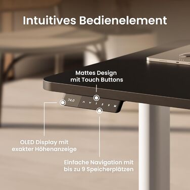 Каркас столу з регулюванням висоти, каркас столу з електричним регулюванням висоти, сертифікований TV, стіл з регулюванням висоти та подвійною моторною системою, 7-річна гарантія, платиново-сірий