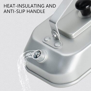 Портативний чайник із 2 предметів, тонкий, міцний посуд для використання на відкритому повітрі з функцією швидкого нагрівання для подорожей, чайник для приготування їжі