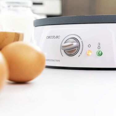 Вт Потужність і антипригарне покриття камінь з екологічного каменю з двосторонньою пластиною для приготування млинців або 4 млинців 1200 Вт Двосторонні пластини, 1200