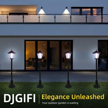 Різдвяний сонячний ліхтар з кашпо, 90 см, світлодіодний, водонепроникний, чорний, з різдвяним вінком