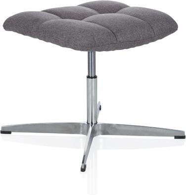 Ретро-табурет SARANTO, 670934, тканина, темно-сірий