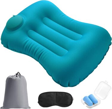 2 Pieces Made of Cooler Fabric Lightweight Travel Pillow for Outdoor, Hiking Pillow, Blue 43 x 28 cm, 2 Pieces Made of Cooler Fabric Lightweight Travel Pillow for Outdoor, Hiking Pillow, Blue 43 x 28 cm