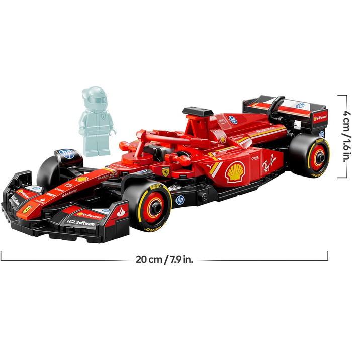 Конструктор LEGO Speed Champions Ferrari SF-24 F1 Racing Car 77242, 275 деталей, гоночний болід