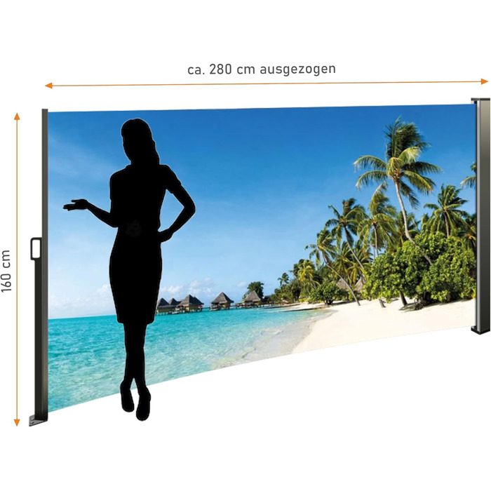 Бічний тент з фотодруком. Уривок з ПІВДЕННОГО МОРЯ ліворуч.