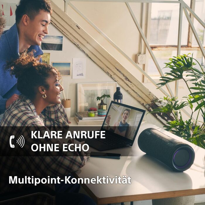 Портативна бездротова Bluetooth-колонка з потужним звуком і світлом для вечірок - водонепроникна, 25 годин автономної роботи, смар