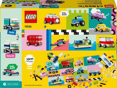 Конструктор LEGO Classic Creative Vehicles 11036, 900 деталей, багатоколірний