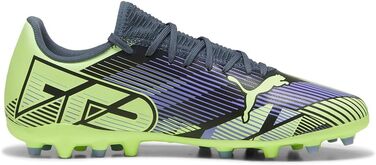 Футбольні бутси Puma Unisex Future 7 Play MgSoccer 40.5 EU сірий, небо, електрофіолетовий, газоване яблуко Puma білий