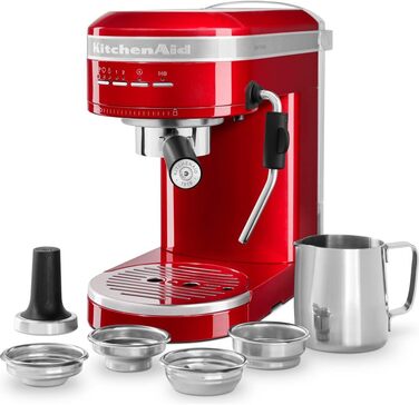Еспресо-машина KitchenAid - ARTISAN - LOVE Apple RED 5KES6503ECA