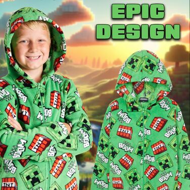 Кігурумі Minecraft, суперм'який фліс, теплий 7–8 років