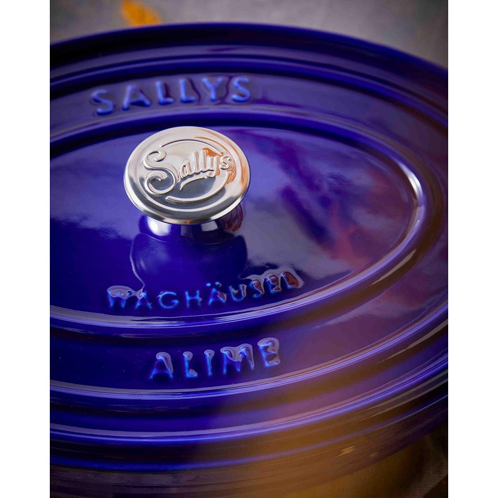 Чавунна жаровня Sally's Alime (Королівська блакитна майоліка)