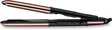 Набір BaByliss стайлер 2-в-1 Straight & Curl Brilliance ST482E та іонічний фен Cordkeeper 2000 D373E (2000 Вт) з функцією автоматичного згортання кабелю в руків'ї, чорний