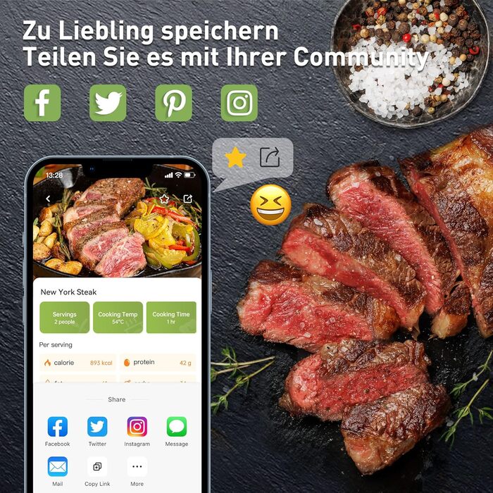 Плита KitchenBoss Sous Vide 1100 Вт Precision Cooker Wi-Fi Sous Vide Stick App Control Циркуляція вудилища Sous Vide 40C-90C IPX7 Водонепроникний світлодіодний сенсорний дисплей Ультратихий занурювальний циркуляційний насос G310psa