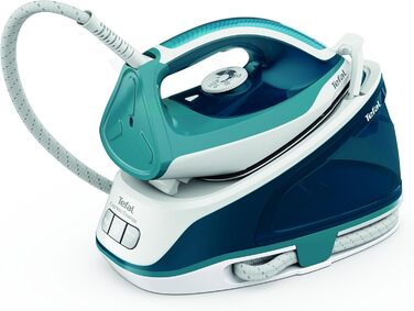 Парова прасувальна станція 5,2 бар Паровий удар 280 г / хв. Безперервна подача пари 120 г/хв. Технологія Calc Clear Підошва Xpress