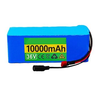 Акумулятор для електровелосипеда Pedelec 36V 10Ah із зарядним пристроєм, водонепроникний, замінний акумулятор для електровелосипеда, довговічний літій-іонний акумулятор XT60