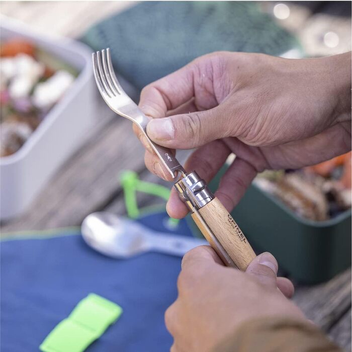 Набір для пікніка Opinel PLUS PICNIC WITH N08 БУК /1, Коричневий, Чорний