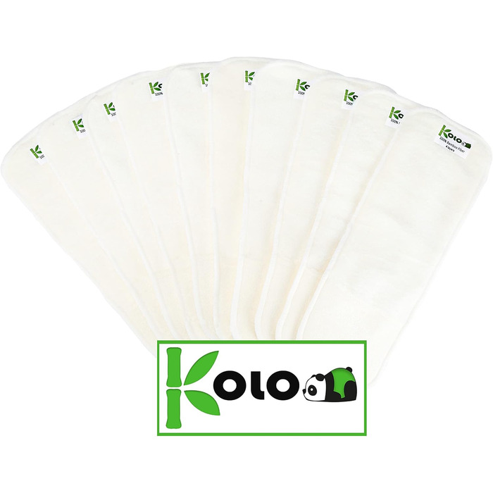 Набір з 5 вкладишів для підгузників, виготовлених з 100 бамбукових волокон, чотиришарові, можна прати. Антибактеріальні антиалерге