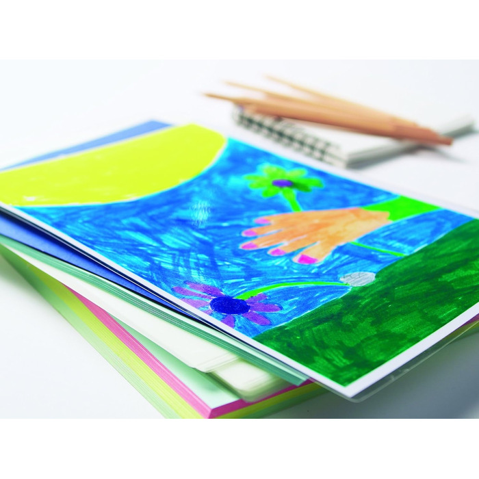 Ламінувальні пакети Fellowes A4 із самоклеючою підкладкою, 80 мікрон (2 x 80 мікрон), 100 шт. , офісні самоклеючі A4