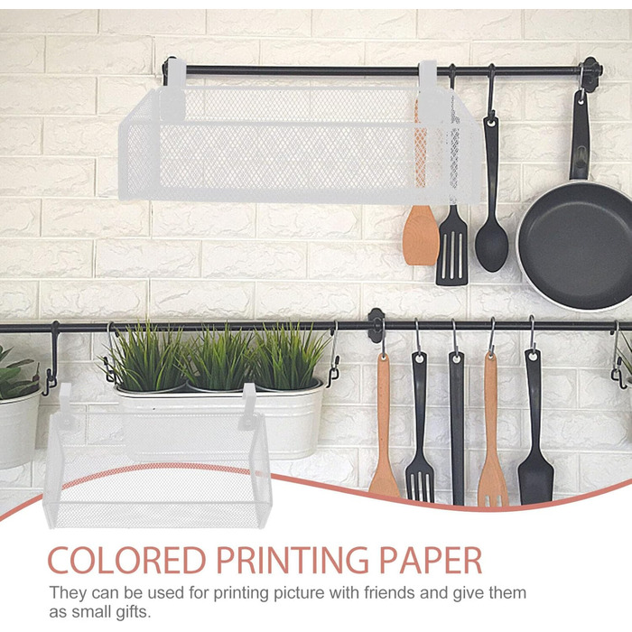 Настінна полиця Cabilock з металевої сітки білого кольору - міцний кошик для зберігання з підвісним пристроєм для ліжка, тумбочки та офісу, підвісна полиця для книг, косметики, пультів дистанційного керування (свердління не потрібне)