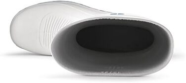 Взуття для екіпажів Bastion Водонепроникні захисні гумові чоботи з ПВХ, S4, мякі устілки, нековзні, дихаючі, заввишки 40 см для жінок та чоловіків, розмір 40 EU, білі