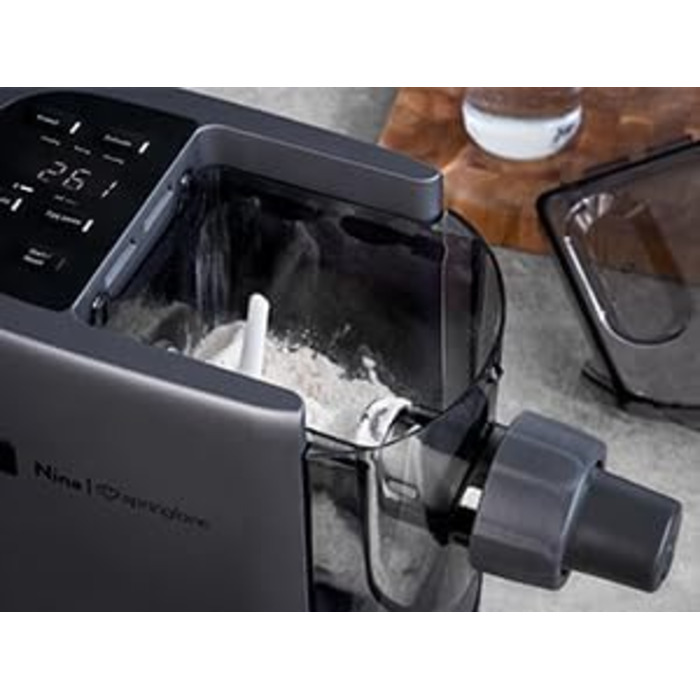 Електрична макаронна машина Nina, повністю автоматична, макаронниця з функцією зважування, включаючи 7 макаронних вставок, буклет з рецептами